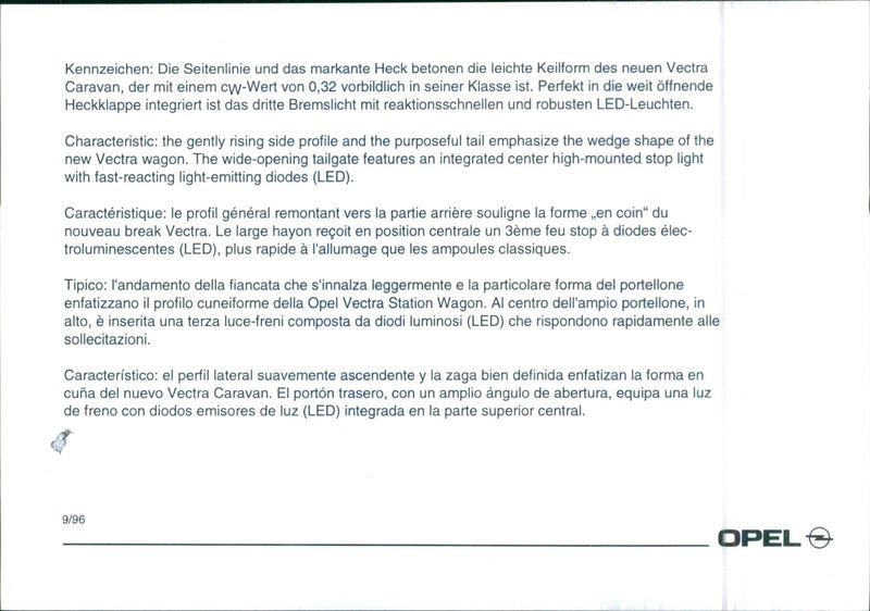 Opel Vectra - Vintage Photograph