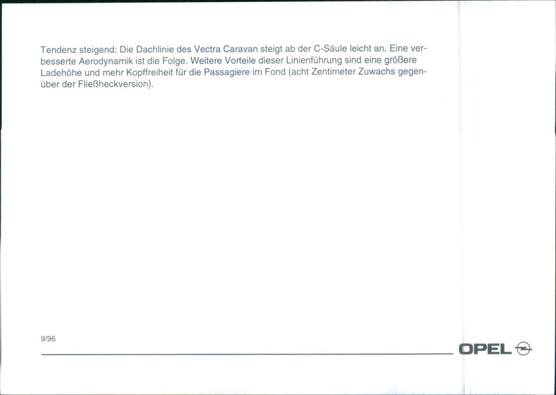 Opel Vectra - Vintage Photograph