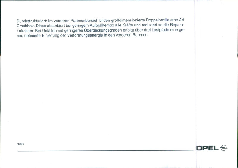 Opel Vectra - Vintage Photograph