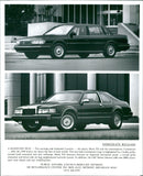 1990 Lincoln Continental and 1990 Lincoln Mark VII - Vintage Photograph