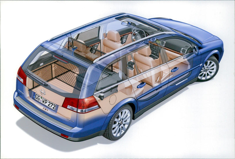 Opel Vectra station wagon - Vintage Photograph