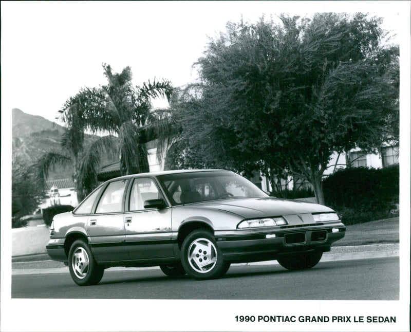 1990 Pontiac Grand Prix LE Sedan - Vintage Photograph