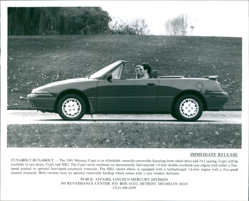 1991 Mercury Capri - Vintage Photograph