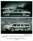 1990 Mercury Grand Marquis and 1990 Mercury Colony Park Wagons - Vintage Photograph