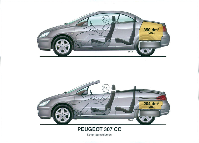 Peugeot 307 CC - Vintage Photograph