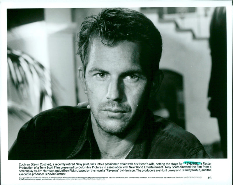 Rache, Eine echte Affäre - Kevin Costner - Vintage Photograph