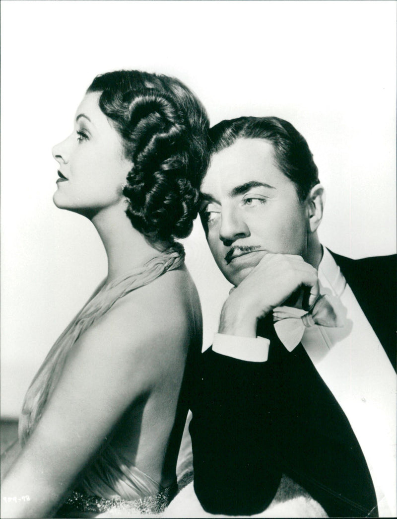 Myrna Loy and William Powell in "Another Thin Man" (1939) - Vintage Photograph