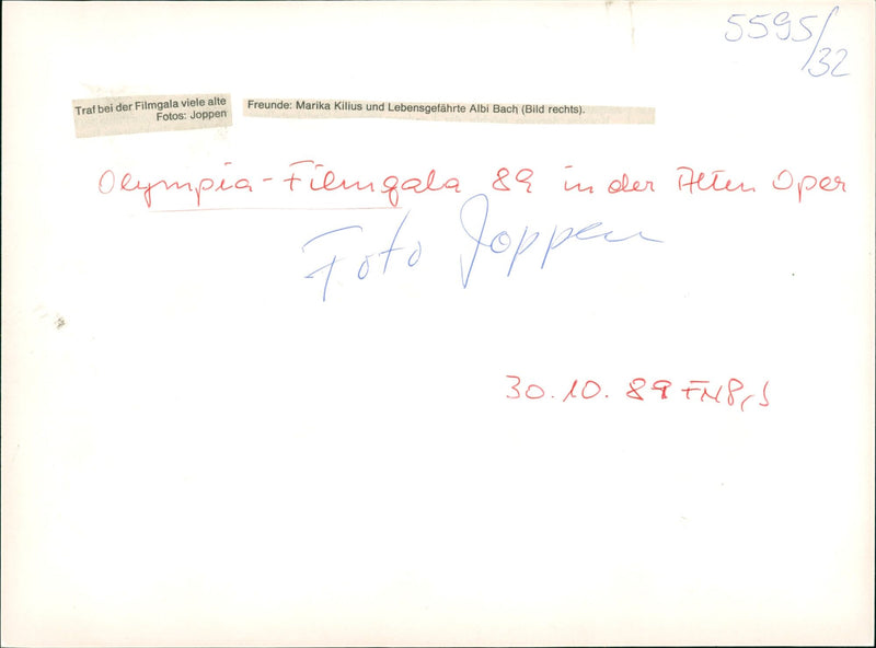 1989 FESTIVAL EXHIBITION ENSO OLYMPIAD MISCELLANEOUS FILM WEEK - Vintage Photograph