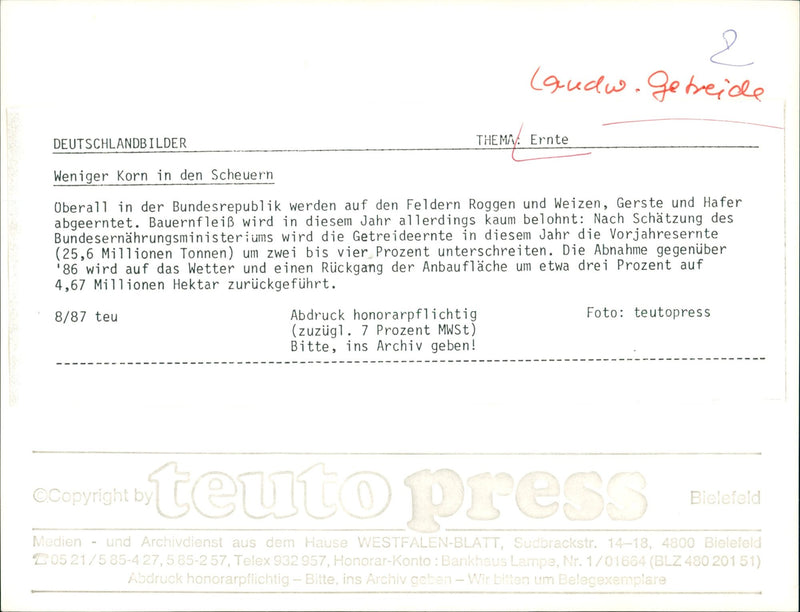 Landwirt - Vintage Photograph