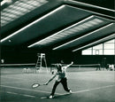 Blick auf "Tennis-Oase" - Vintage Photograph