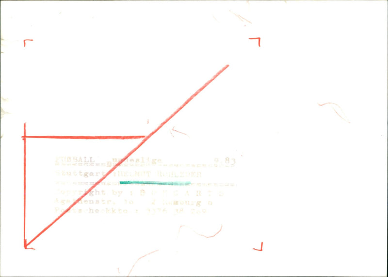 Helmut Roleder, soccer goalkeeper - Vintage Photograph