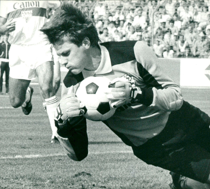 Helmut Roleder, soccer goalkeeper - Vintage Photograph