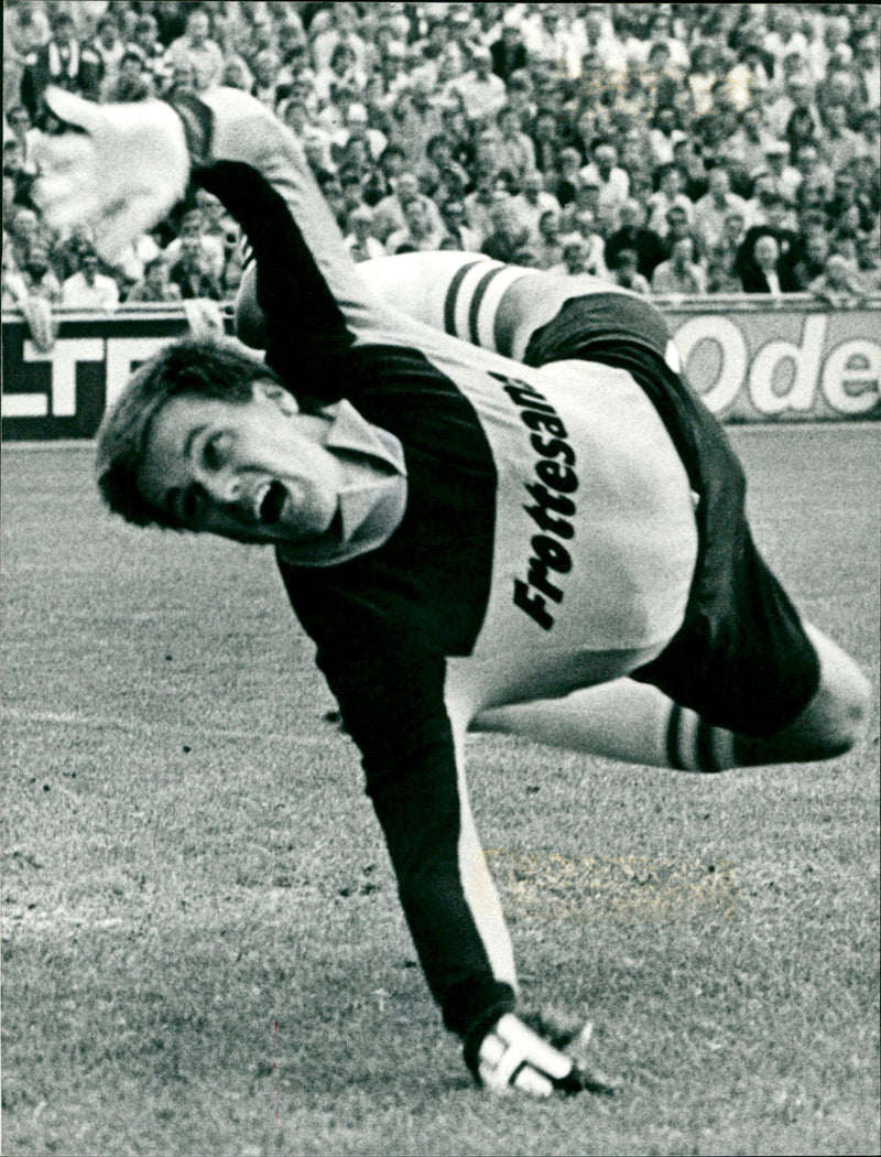 Football goalkeeper Helmut Roleder - Vintage Photograph