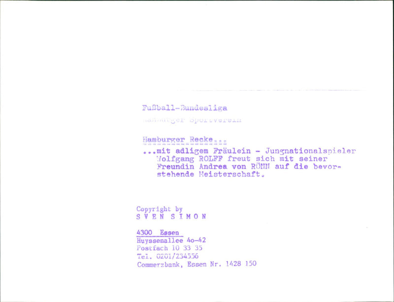 Wolfgang Rolff - Vintage Photograph