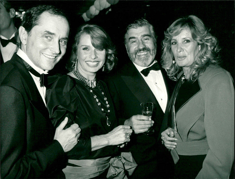 Mario Adorf and Senta Berger on the "Mathäser-Filmball" - Vintage Photograph