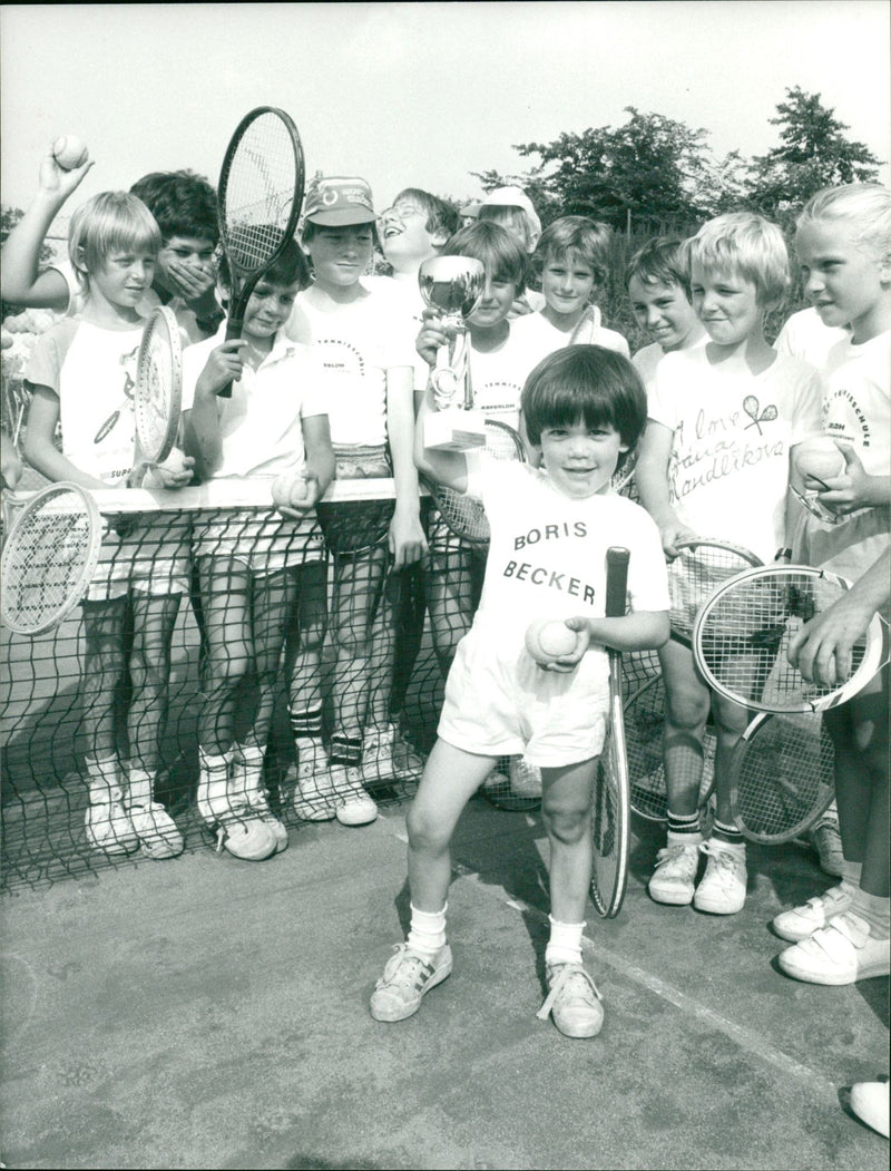 1st children's tennis championship - Vintage Photograph