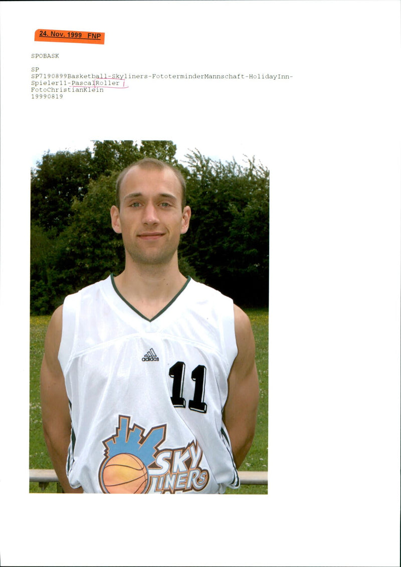 Pascal Roller, Basketballspieler - Vintage Photograph