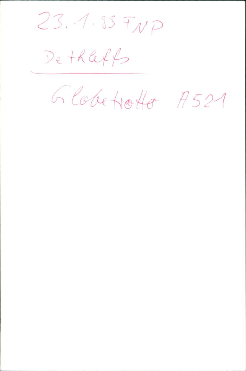 Dethleff's Globetrotter A521 - Vintage Photograph