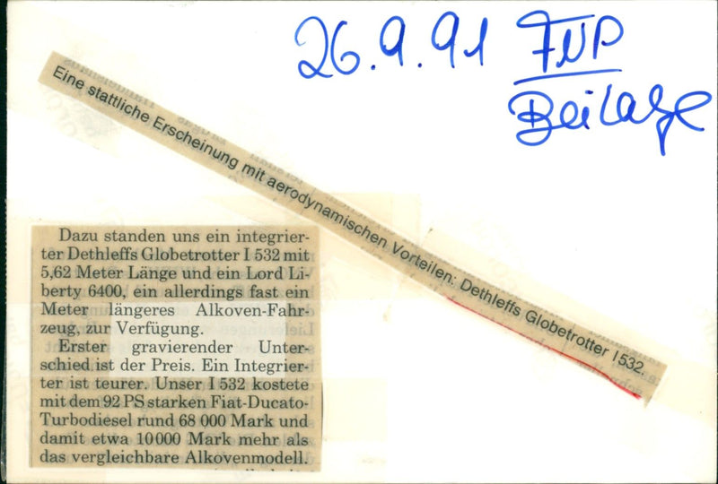 Detleff's Globetrotter I532 - Vintage Photograph