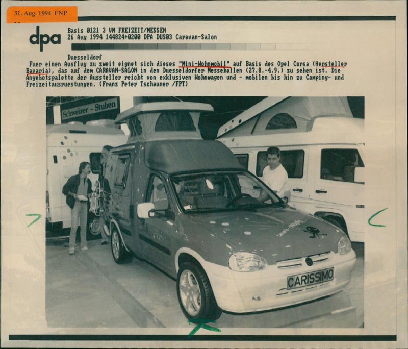 Mini camper - Vintage Photograph