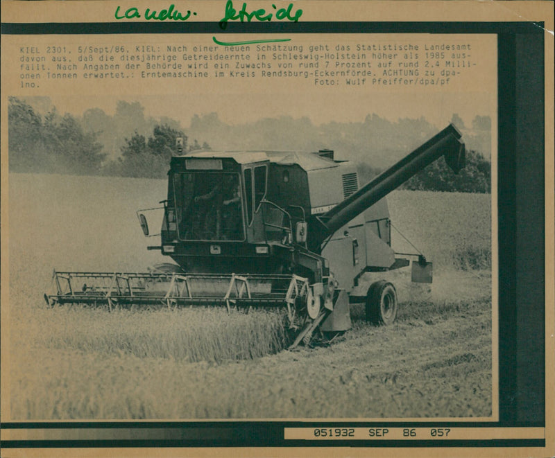 Getreideernte - Vintage Photograph