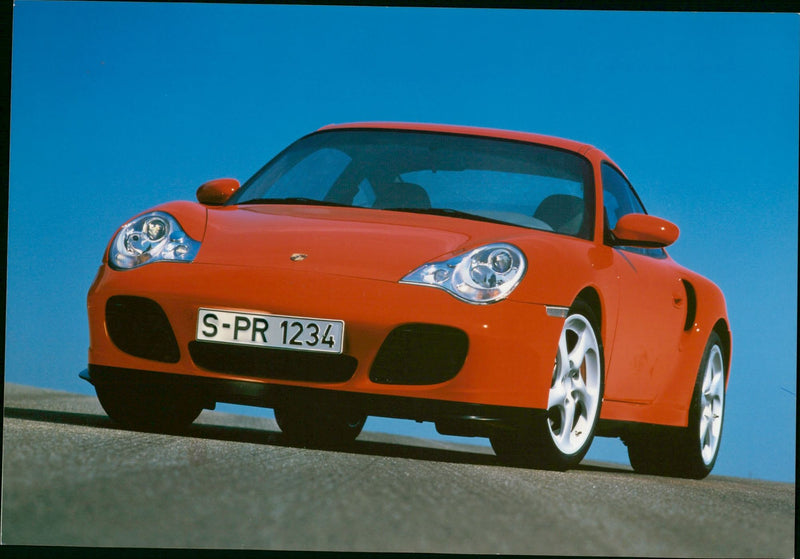 Porsche 911 Turbo, model year 2000 - Vintage Photograph