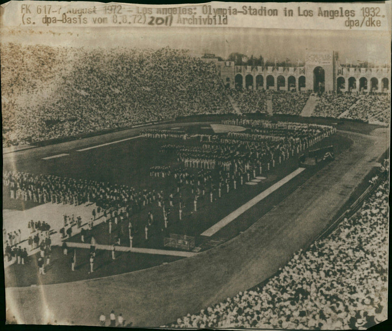 Olympic stadium - Vintage Photograph