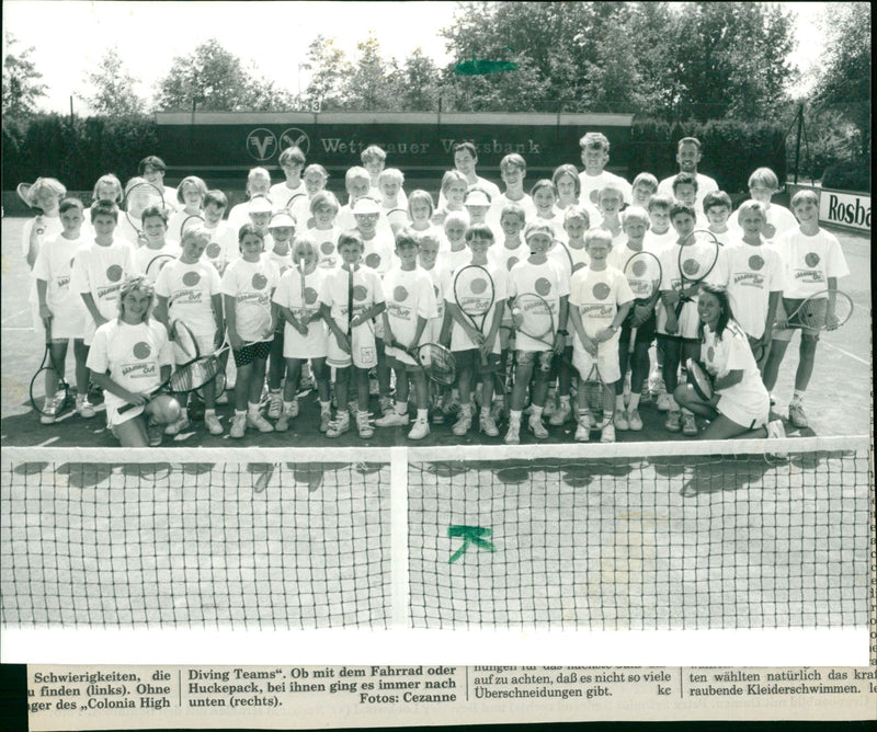 Tennis Bambino Cup - Vintage Photograph