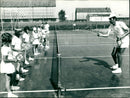 Mini tennis court - Vintage Photograph