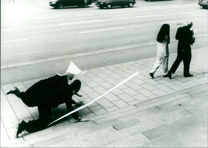 Scene from "Ab Nacht Tibet" - Vintage Photograph