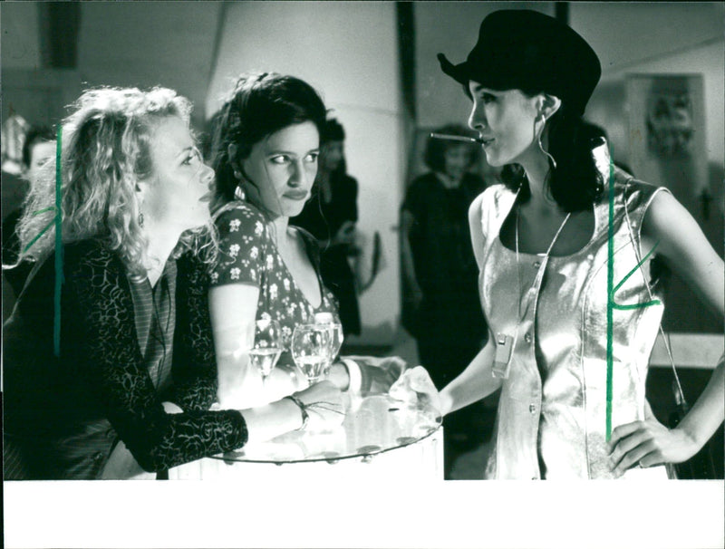 Katja Riemann, Nina Kronjäger and Daniela Lunkewitz - Vintage Photograph