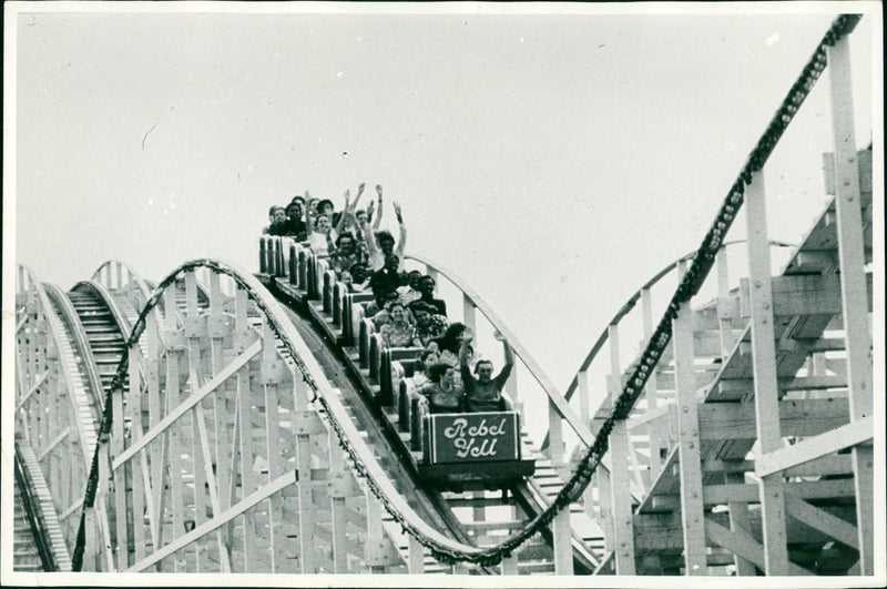 Roller coaster - Vintage Photograph