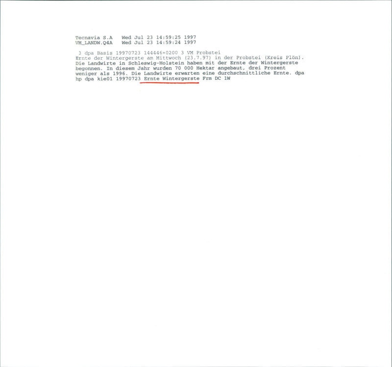 Getreideernte - Vintage Photograph