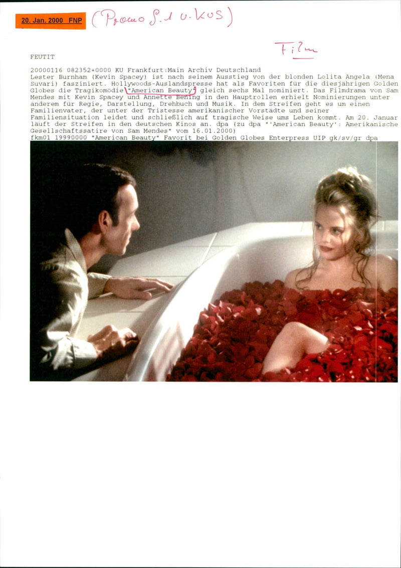 Photo from "American Beauty" - Vintage Photograph