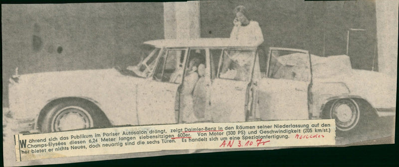 Mercedes-Benz 600 - Vintage Photograph