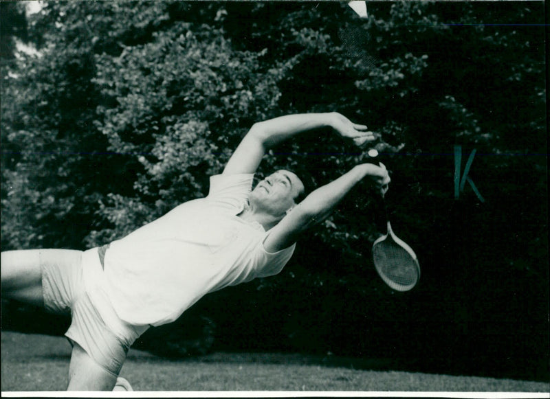 Tennis court - Vintage Photograph