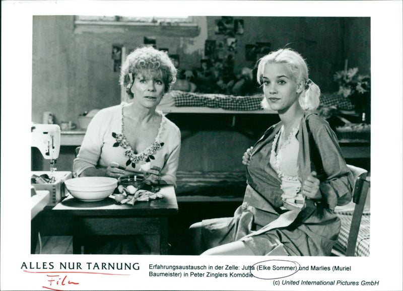 Elke Sommer and Muriel Baumeister - Vintage Photograph