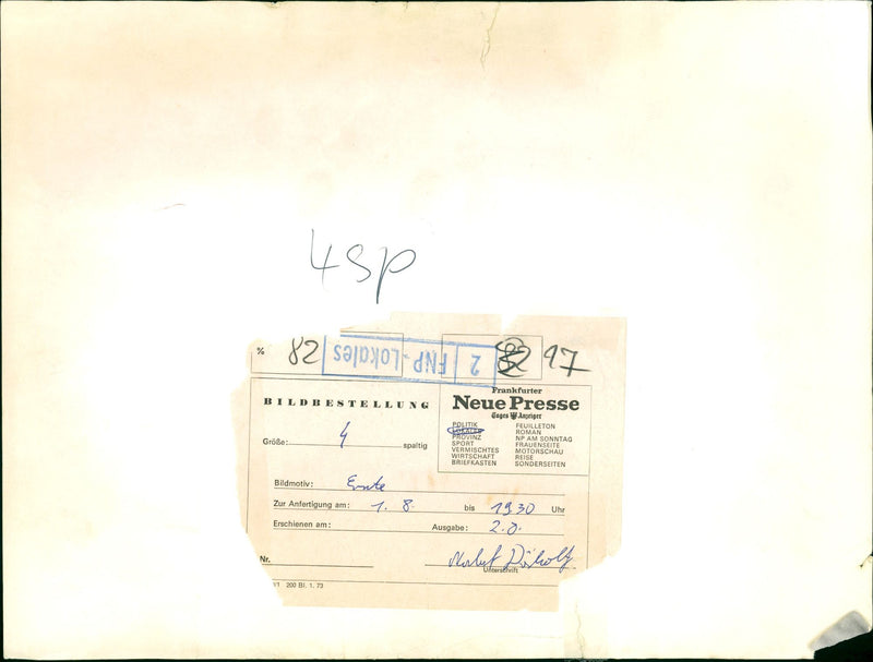 Agriculture grain - Vintage Photograph