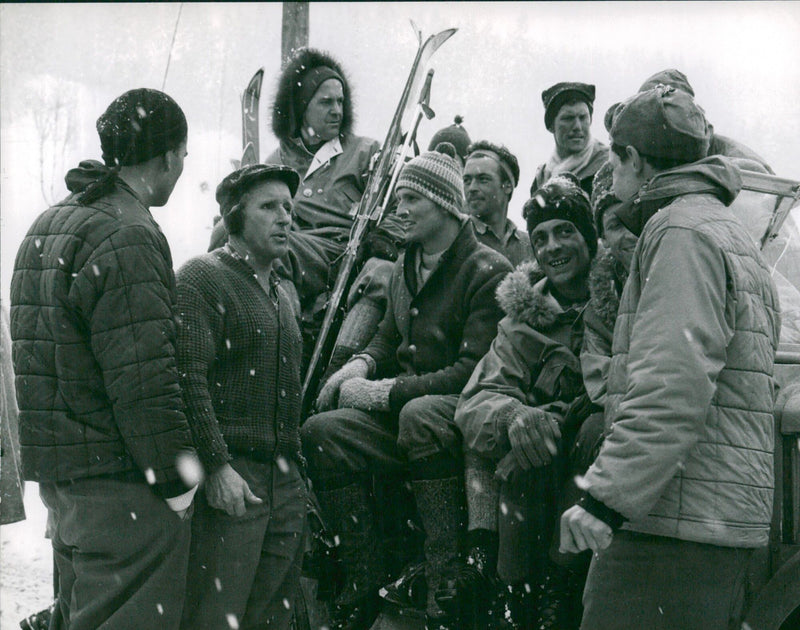 Rescue operation Watzmann - Vintage Photograph
