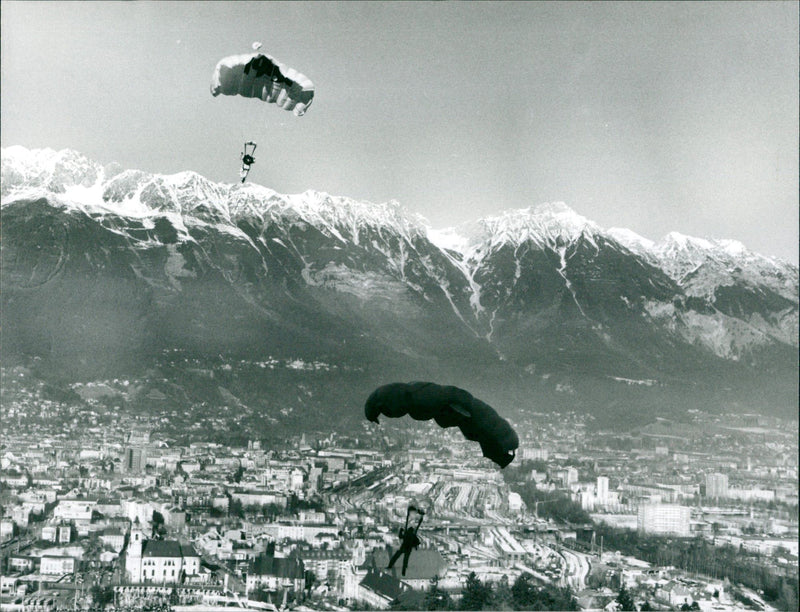 Hang glider - Vintage Photograph