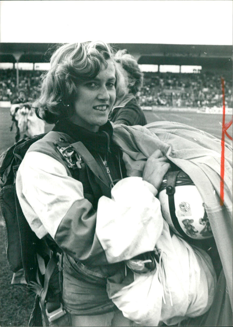 Parachutist - Vintage Photograph