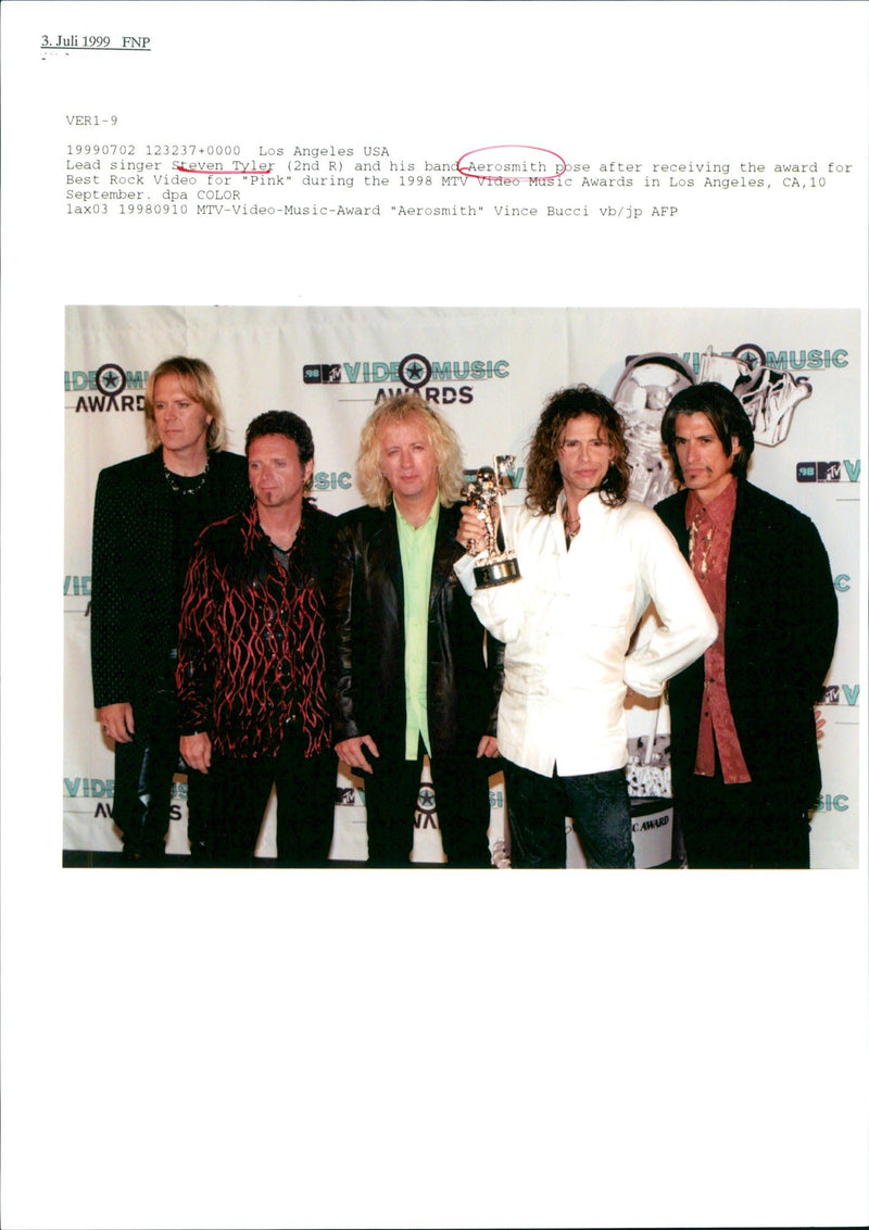 Aerosmith - Vintage Photograph