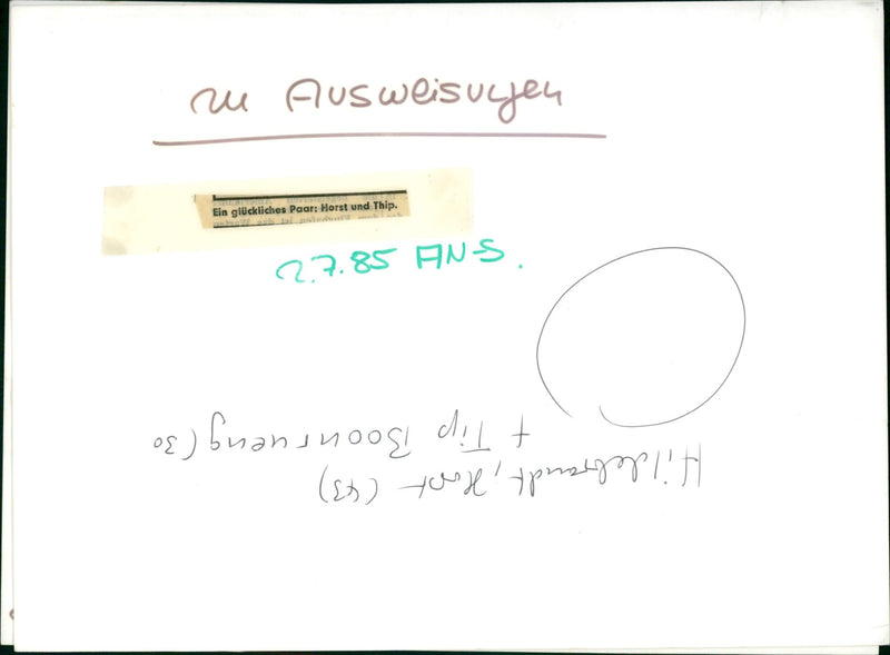 1985 PLANCK MIGRATION AMERICA FEDERAL RIGHT GERMANY SINCE - Vintage Photograph