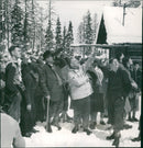 People on mountain - Vintage Photograph