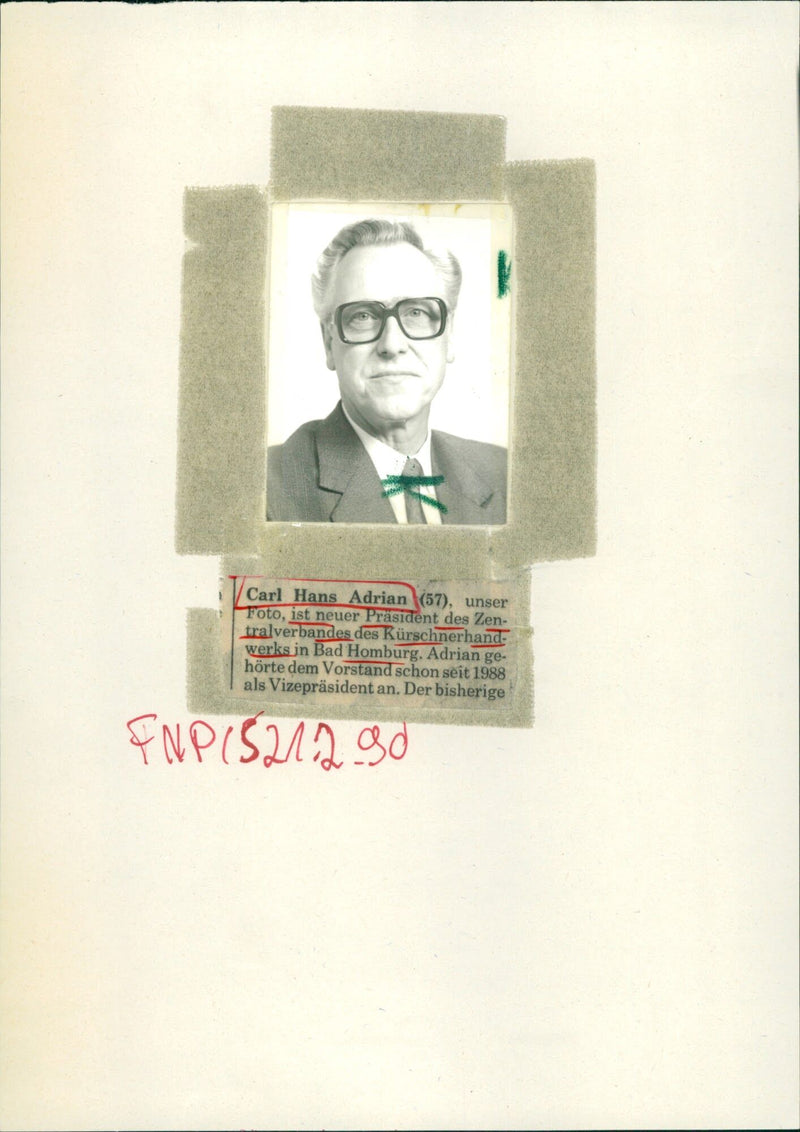 1988 HDRIHU HANG PRAS ZENTRALVERB KIERSCHUER HANDICRAFTS CARL HANS ADRIAN NEW - Vintage Photograph