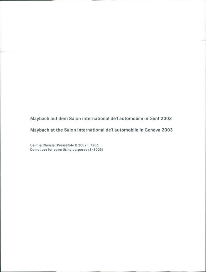 MITSUBISHO MAYBAD INTERNATIONAL - Vintage Photograph