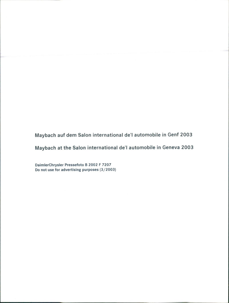 MITSUBISHO MAYBAD INTERNATIONAL - Vintage Photograph