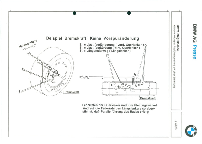 BMW Integral Axle - Vintage Photograph