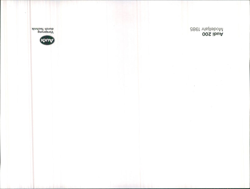 1985 MODELLJAHR - Vintage Photograph