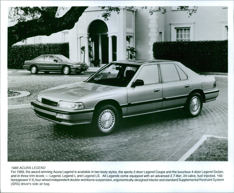 1989 LEGEND SEDAN - Vintage Photograph